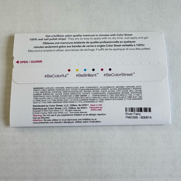 *Exclusive* Color Street: River Fairy | Turquoise Glitter Pastel Spring Summer - Picture 4 of 11